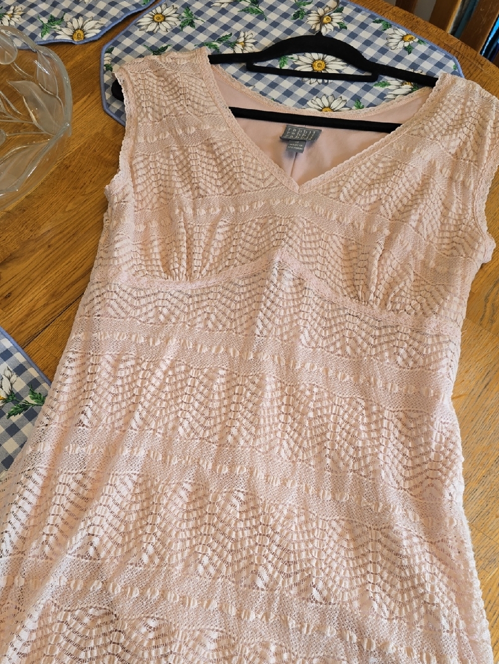 90s Rabbit Retro Lace Sheath Gown | Flapper/Victorian - Picture 12 of 15